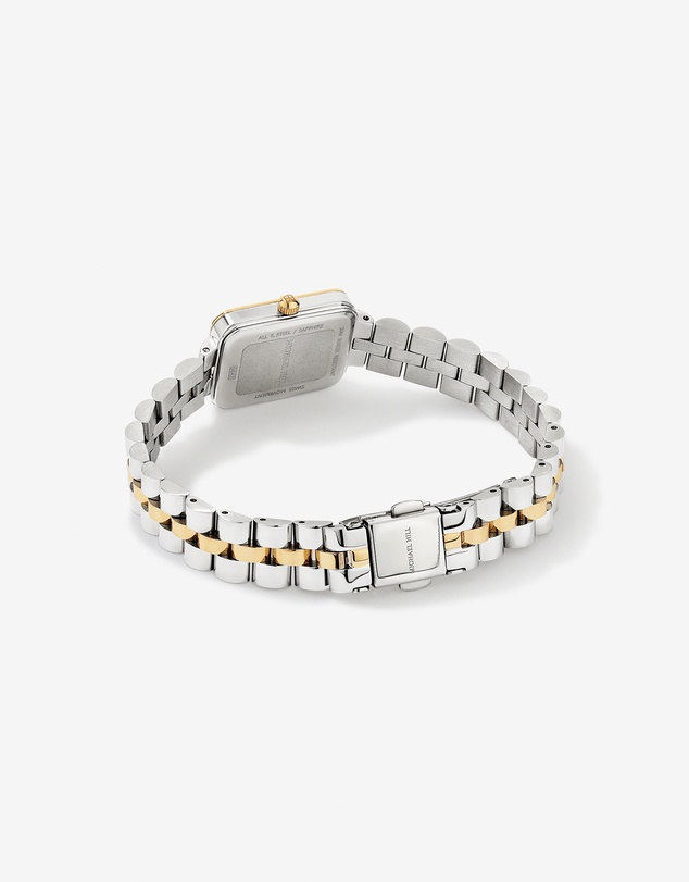 Michael Hill - Women's 0.20 Carat TW Diamond Bezel Watch in Gold Tone Stainless Steel