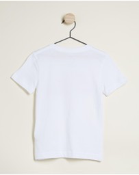 Nike - Split Swoosh Logo Tee - Kids