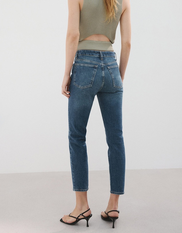 M.N.G - Claudia Slim-Fit Cropped Jeans