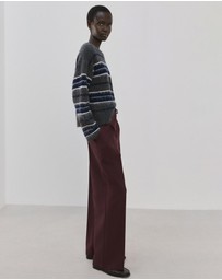 M.N.G - Belt Straight-Fit Trousers