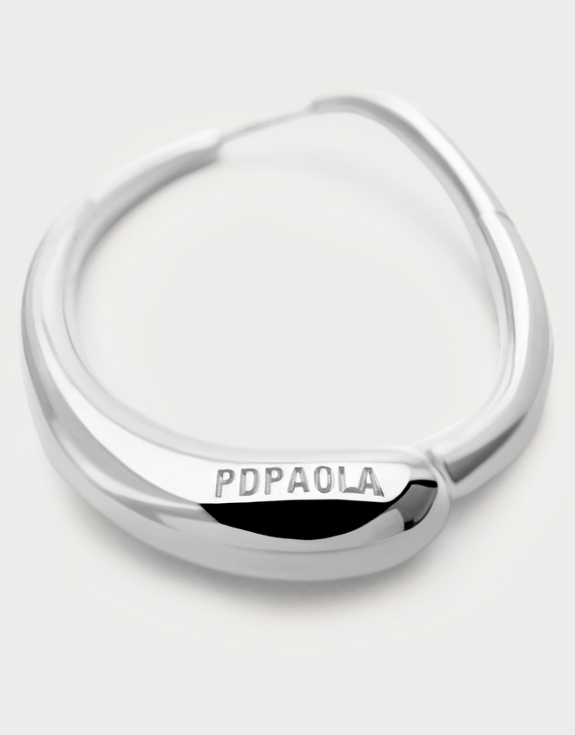 PDPAOLA - Halo Silver Hoops