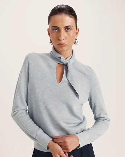 SABA - Mariya Long Sleeve Sparkling Knit