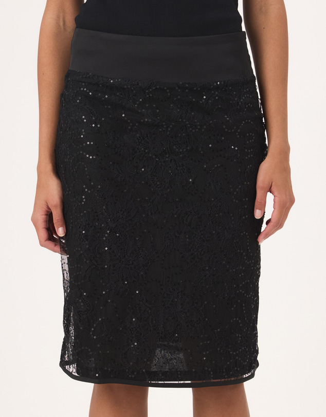 Atmos&Here - Dana Sequin Lace Midi Skirt