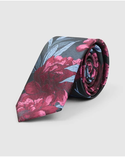 yd. - Patmos Floral 6.5 Cm Tie