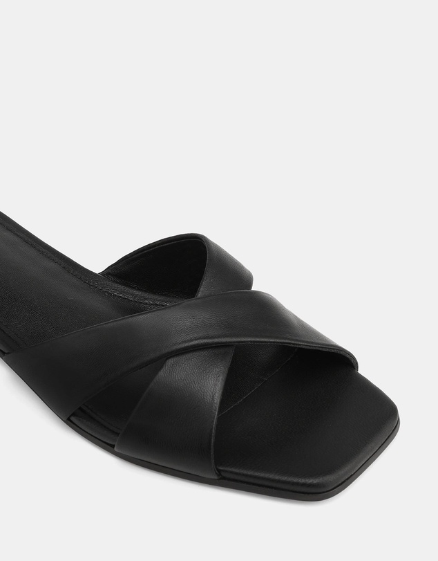 Wittner - Emery Flat Sandals Black Leather