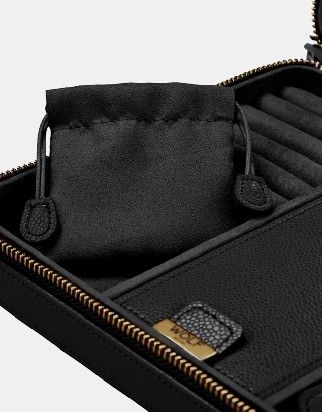 Wolf - WOLF Lauren Large Zip Case Black