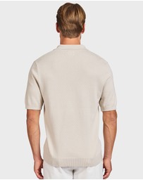 Academy Brand - Jonny Textured Knit Polo