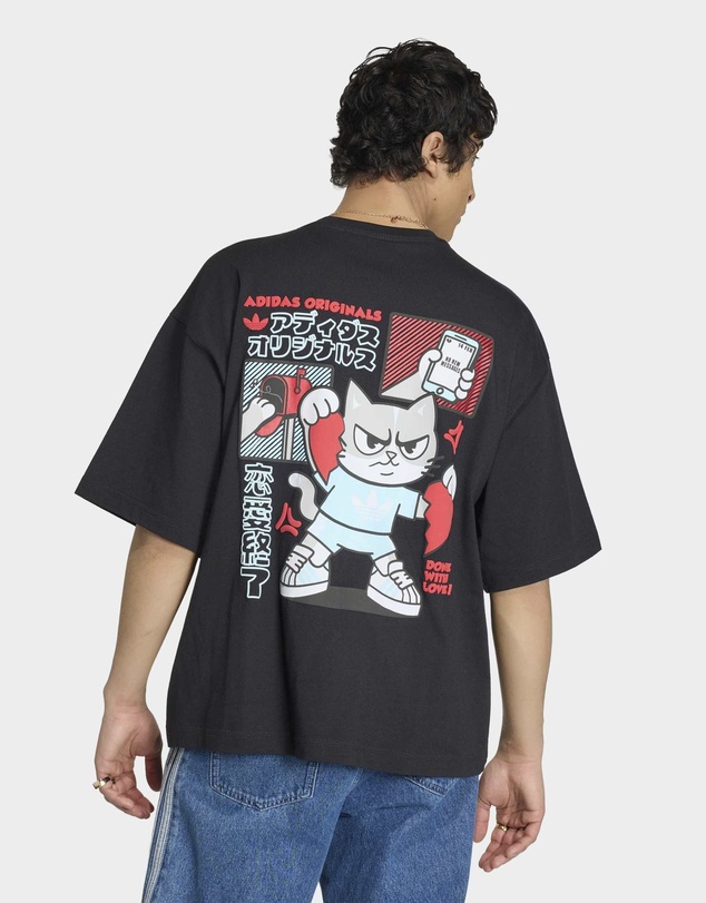 adidas Originals - V-DAY HEART BROKEN CAT GRAPHIC TEE Mens