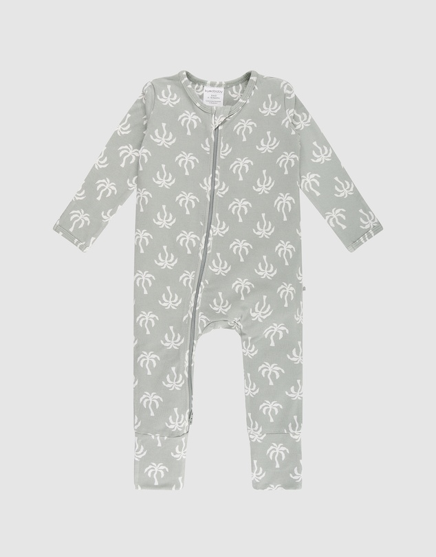 Kynd Baby - Day or Night Onesie in Palm Tree