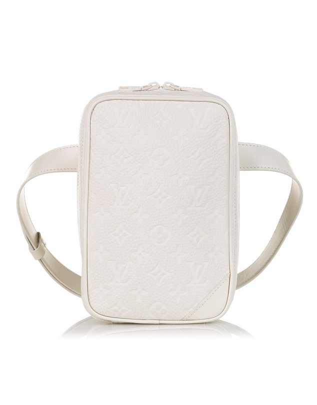 Pre-Loved by Azura Reborn - Pre-Loved louis vuitton Leather Rectangular Shape Portable Bag with Zipper Closure and Adjustable Shoulder Strap