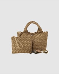 Chuchka - Woven Neoprene Mini Tote - Nude