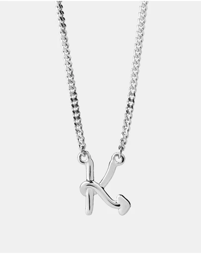 Karen Walker - K Initial Love Letter Necklace