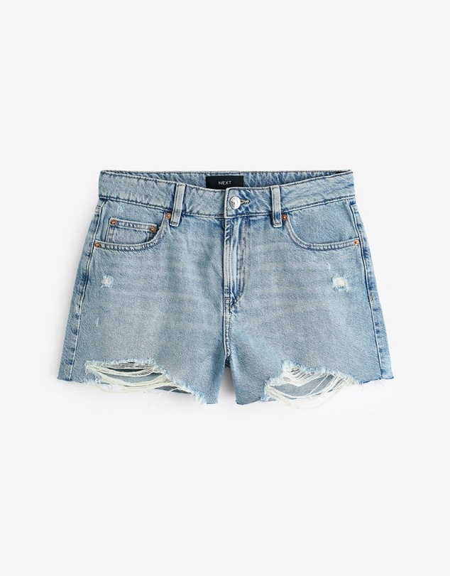 NEXT - Ripped Denim Shorts