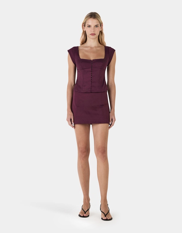 Hansen & Gretel - Monica Taffeta Corset Top