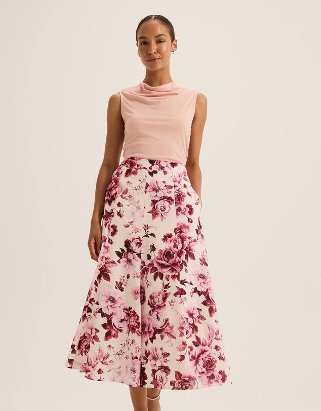 Review - Edie Floral Midi Skirt