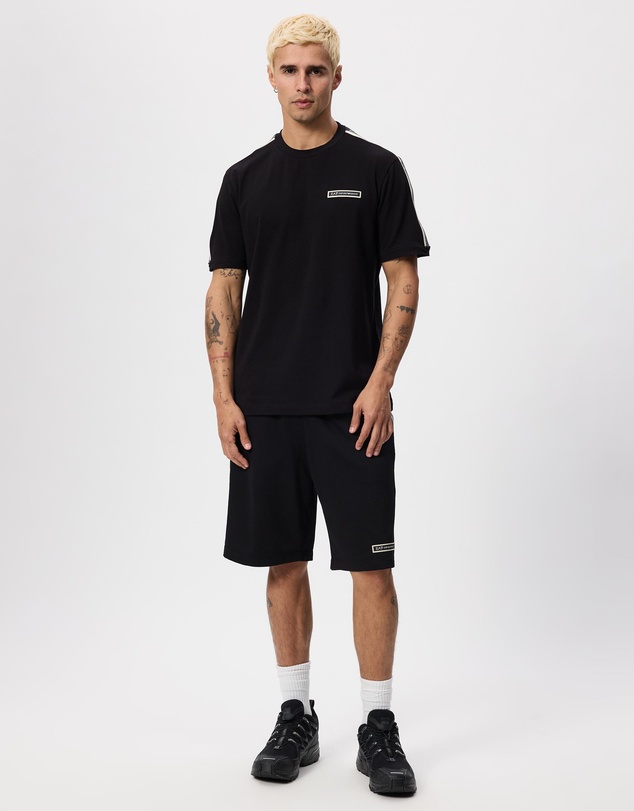 Emporio Armani EA7 - Train Logo Series Slim Fit Cotton Jersey Bermuda Shorts