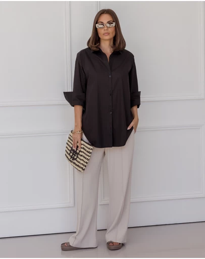 ALEXANDRA - Austin Shirt Black