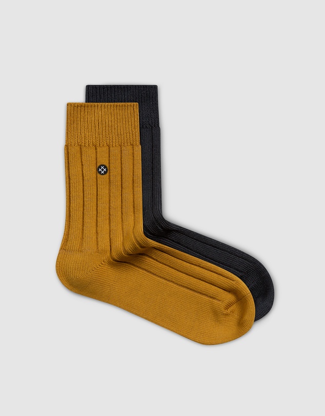 Sockdaily - Honey & Raven 2 Pack Quarter Socks