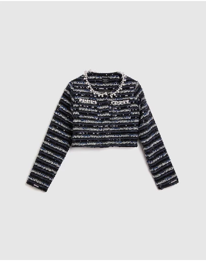 Bardot Junior - Lana Boucle Jacket - Kids-Teens