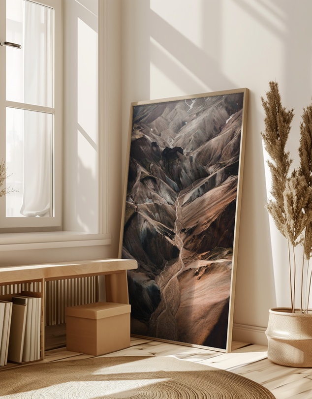 Olive et Oriel - Landmannalaugar by Witold Ziomek Art Print