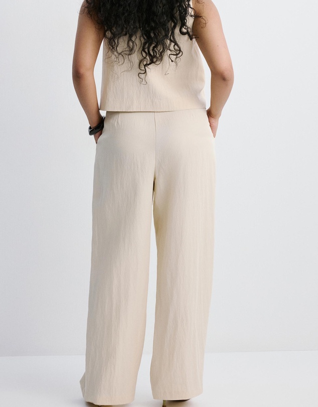 M.N.G - Mid-Rise Lyocell Trousers