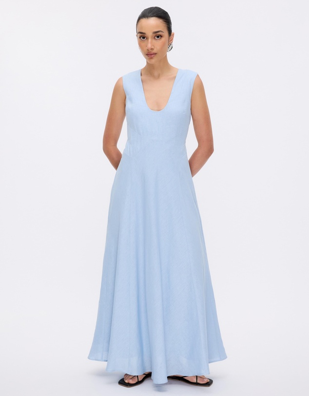 Minima Esenciales - Shiloh Linen Midi Dress