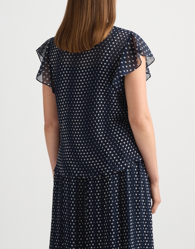 David Lawrence - Carver Clip Spot Blouse