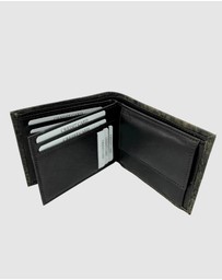 Jacaru - Jacaru 5786 Kangaroo Leather Flap Wallet