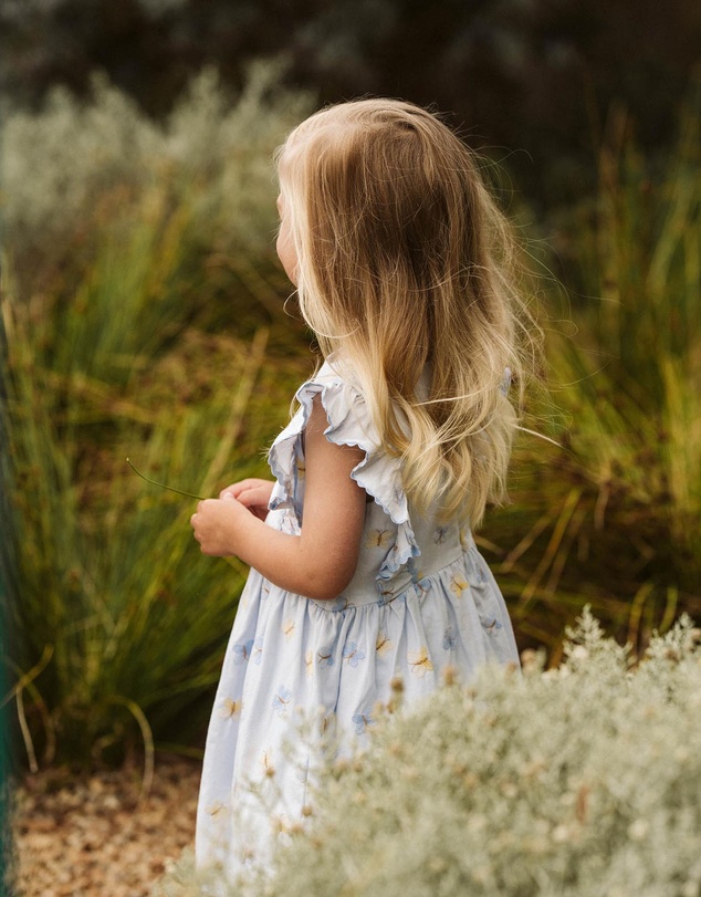 Bebe by Minihaha - Libby Embroidered Butterfly Dress - Kids