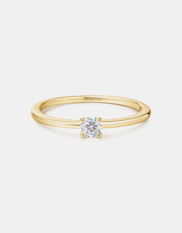Ania Haie - Gold Classic Slim Stacking Ring