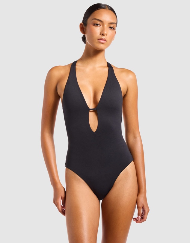 JETS - Jetset Smooth Halter Plunge One Piece