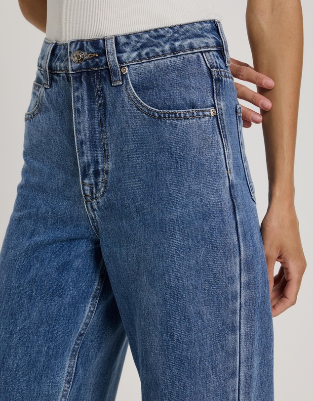 Atmos&Here - Mabel High Rise Wide Leg Jeans