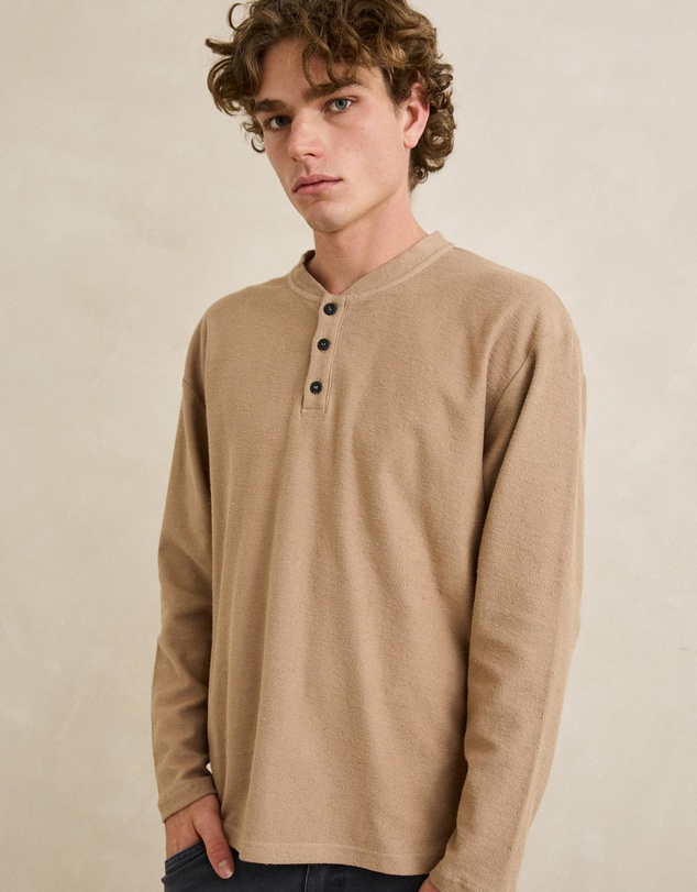 Rhythm - Vintage Terry LS Henley