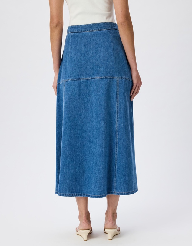 Tussah - Tenley Chambray Midi Skirt
