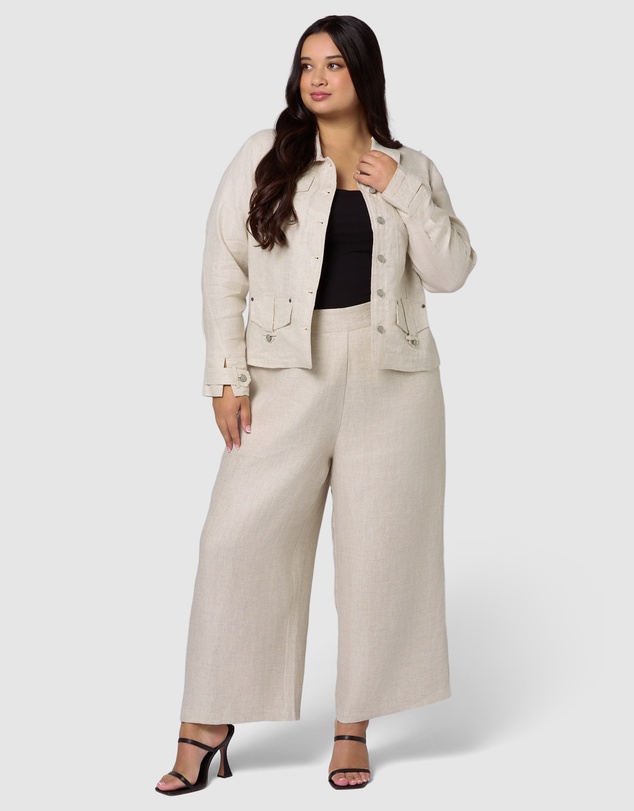 Something 4 Olivia - Lani Linen Wide Leg Pant
