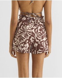 Zerafima - Oasis Linen Tie Short