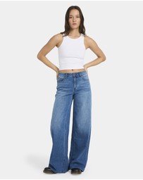 Volcom - Womens Stoned BF Low Rise Denim Jeans