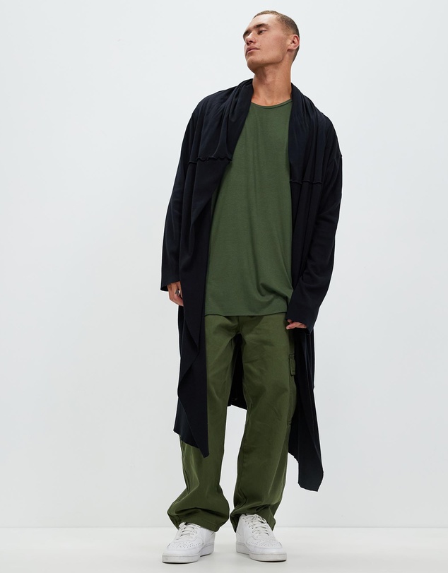 Surrounded By Ghosts - The Aikinite Hooded Rib Knit Cardigan