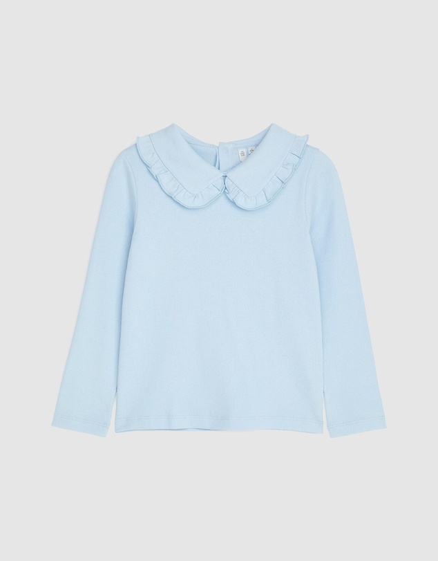 ARKET - Ribbed Frill-Collar Top - Babies-Teens