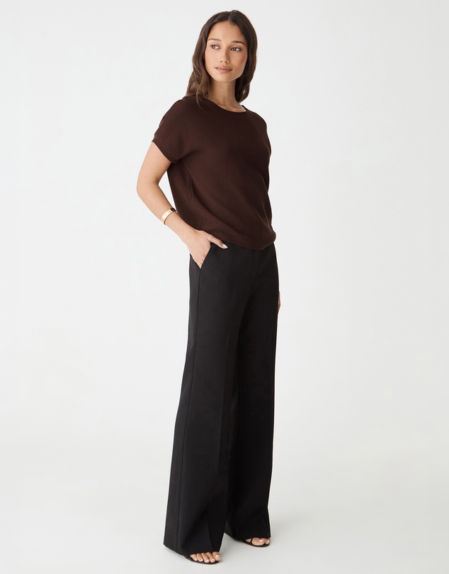 Forcast - Brandy Relaxed Cotton Knit Top
