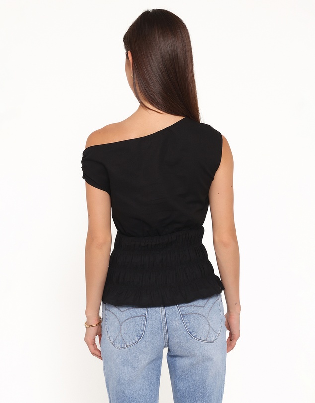 Petal & Pup - Lia Off Shoulder Top - Black