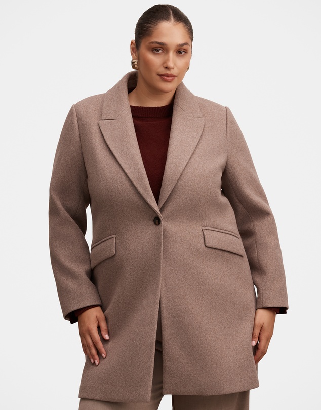 Forever New Curve - Brianna Curve Coatigan