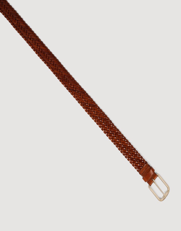 Sandro - Denim Woven Belt