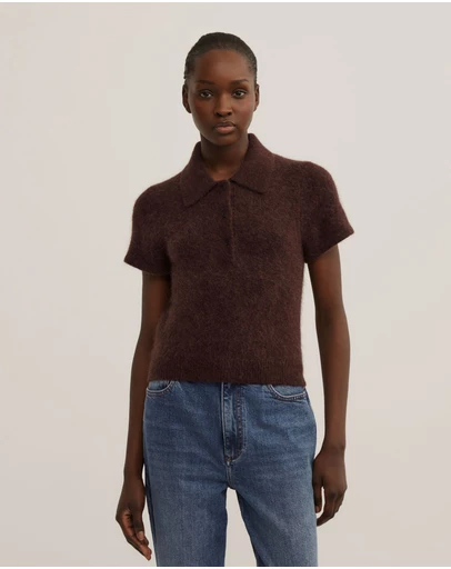 Witchery - Fluffy Polo T-shirt