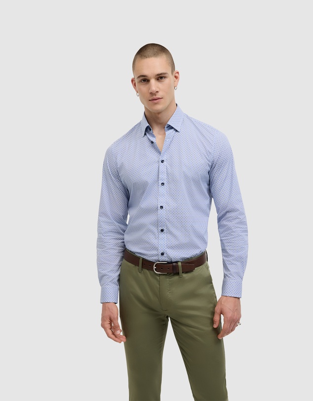 Politix - Reeves Geo Long Sleeve Shirt