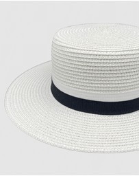 Jacaru - Jacaru 1882 Boater Hat White