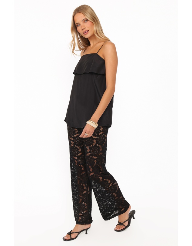 Petal & Pup - Ethel Lace Pant Set - Black