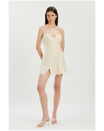 Bardot - Alerie Lace Satin Mini Dress