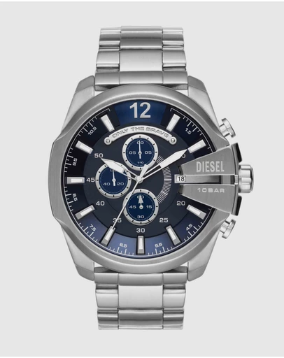 Diesel - Chief Series Silver Tone Chronograph Watch