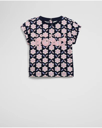 Country Road - Cotton Sequin Logo T-shirt